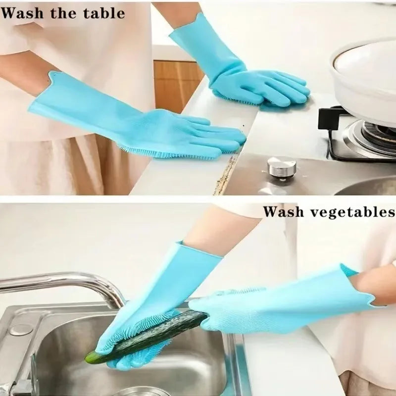 Silicone Scrubber Mitt for Dogs & Cats, Massage Waterproof, Bite-Resistant