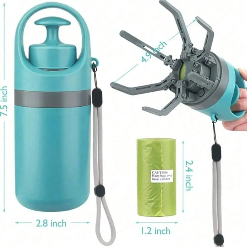Portable Dog Pooper Scooper No Touch Claw Pickup Tool