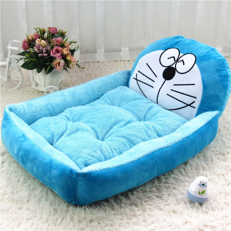 Funny Pet Dog Bed Mats Animal Cartoon Shaped for Large Dogs Cat
