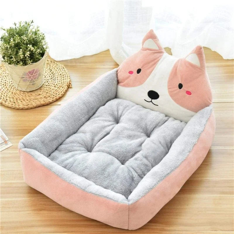 Funny Pet Dog Bed Mats Animal Cartoon Shaped for Large Dogs Cat