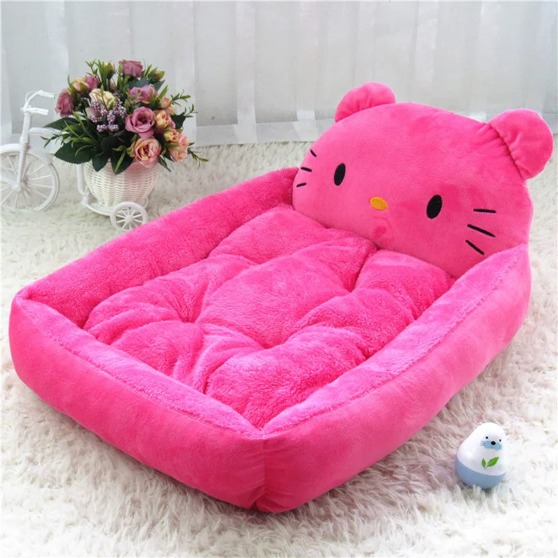 Funny Pet Dog Bed Mats Animal Cartoon Shaped for Large Dogs Cat