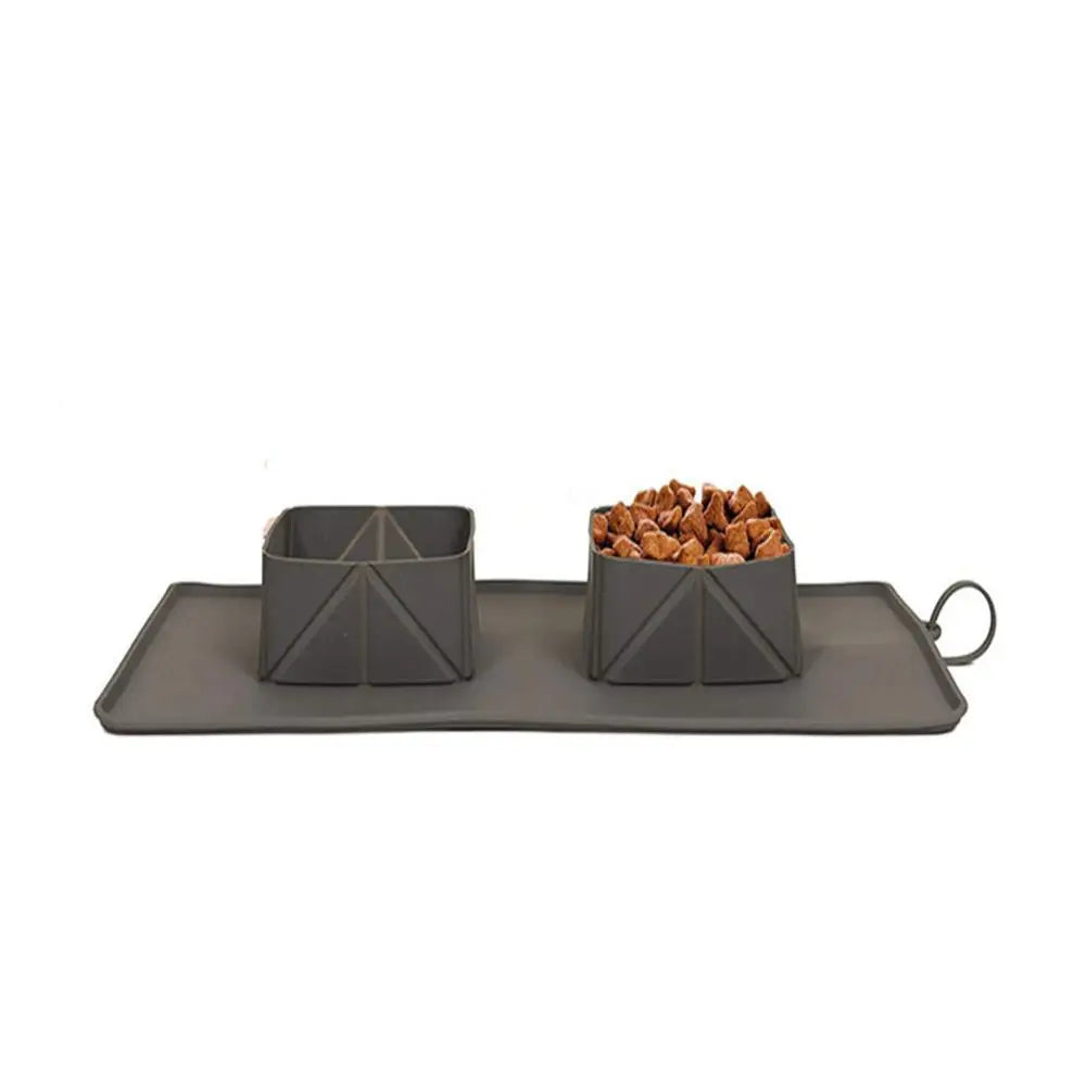 Portable Pet Bowl Foldable Silicone Dog Bowls Puppy For Food Water