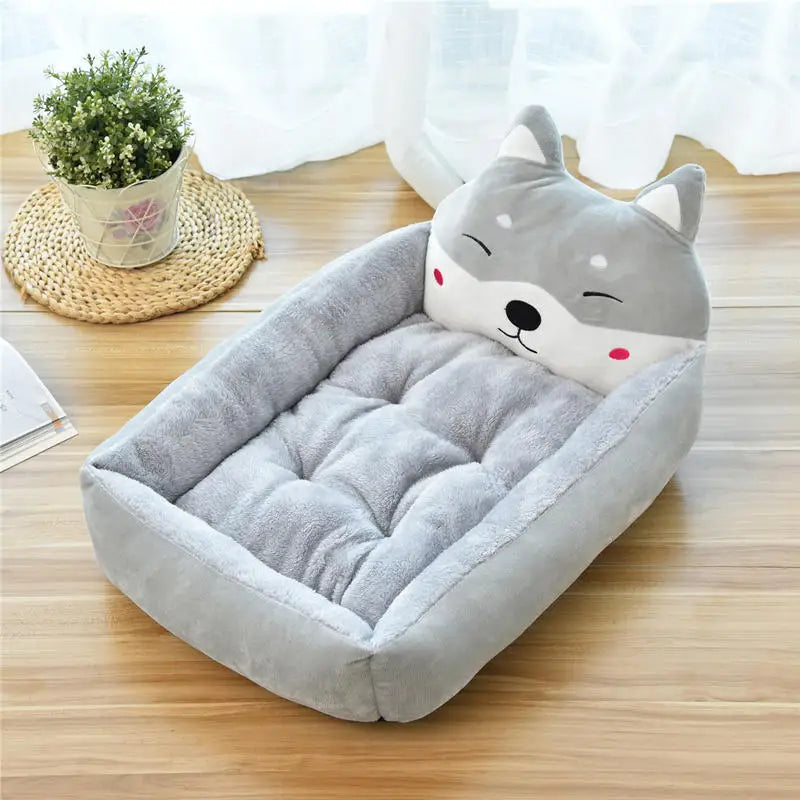 Funny Pet Dog Bed Mats Animal Cartoon Shaped for Large Dogs Cat