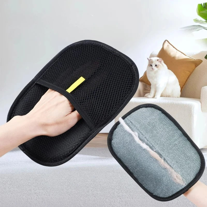 Pet Hair Remover Portable Washable Clothes Hair Dehairing Gloves