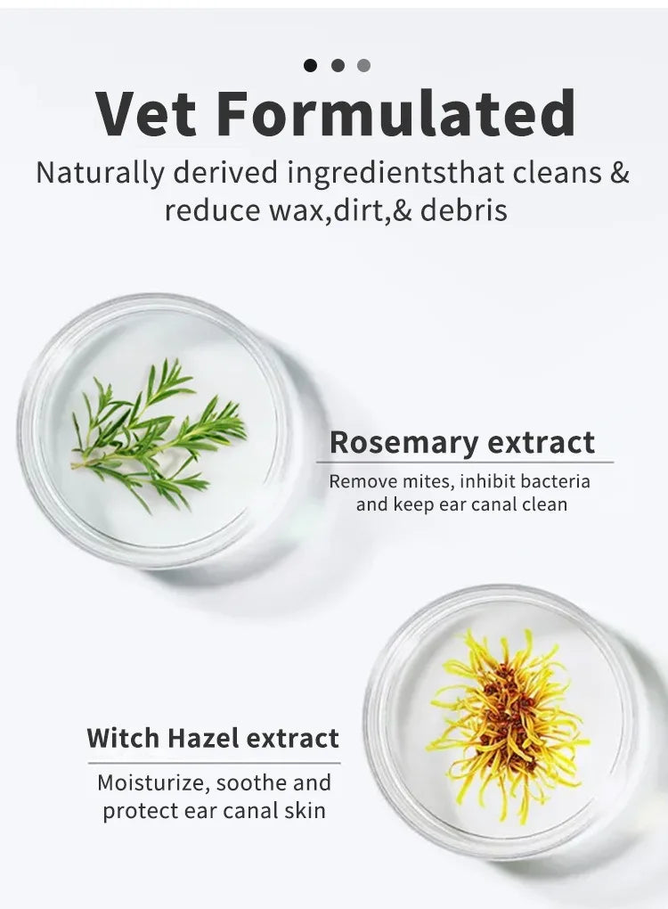 Cat and dog ear cleaning pet products