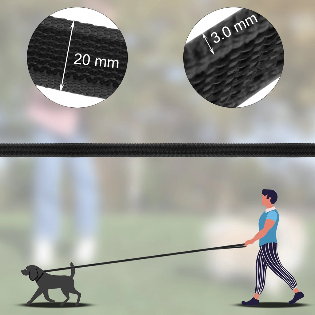 1.5M/2M/5M/3M/15M Medium small Long Dog Leash Latex Silk