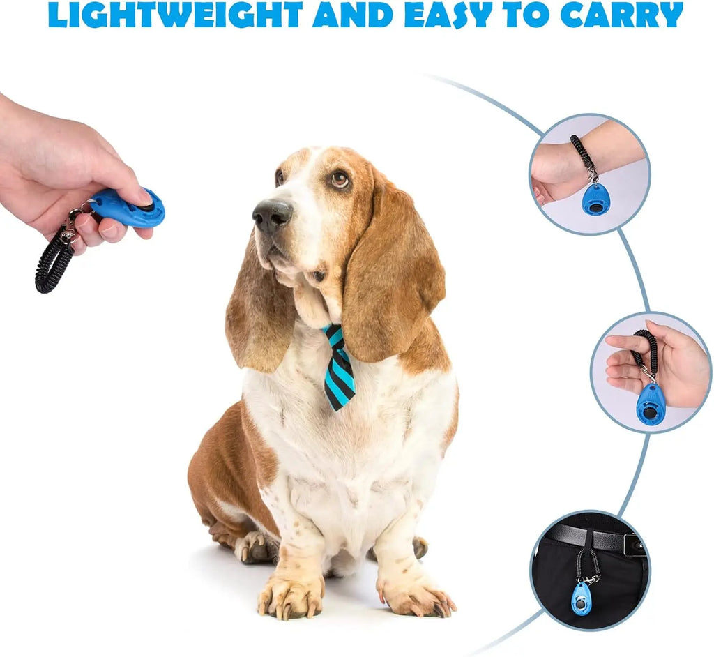 Dog Training Clicker with Single, Distinct Sound - Quick & Effective Pet Training Tool