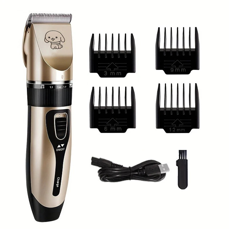 Pet Hair Trimmer Kit Electric , Ideal for Dogs and Cats.