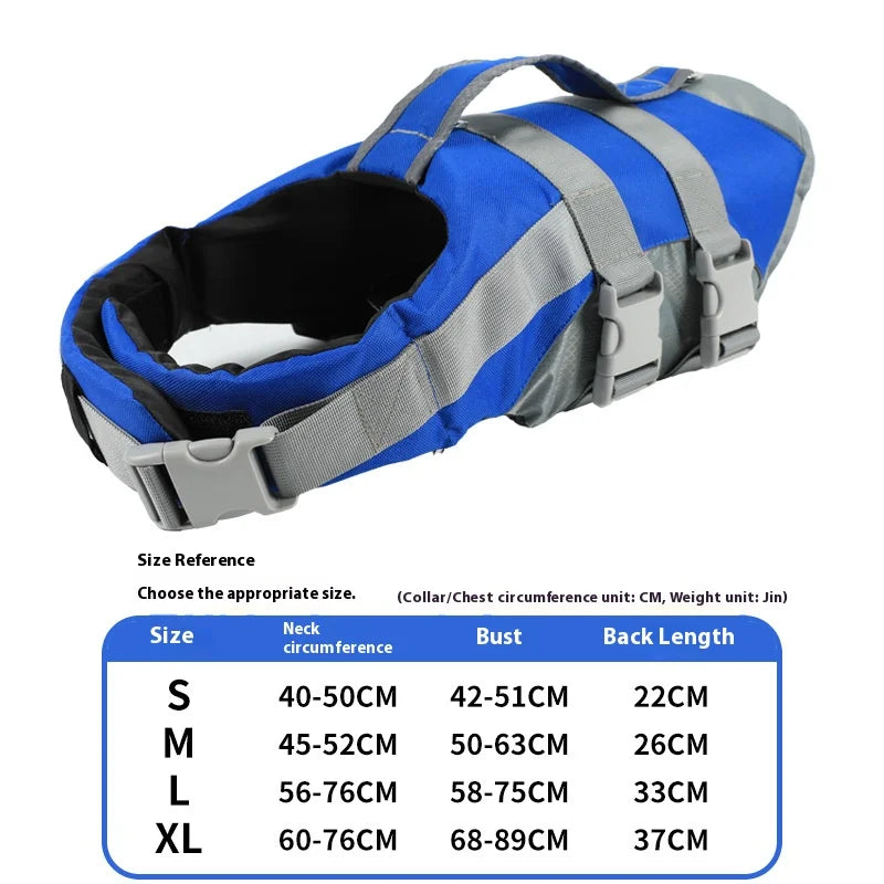 Dog Life Jacket Summer Safety Clothes Swimming Clothes