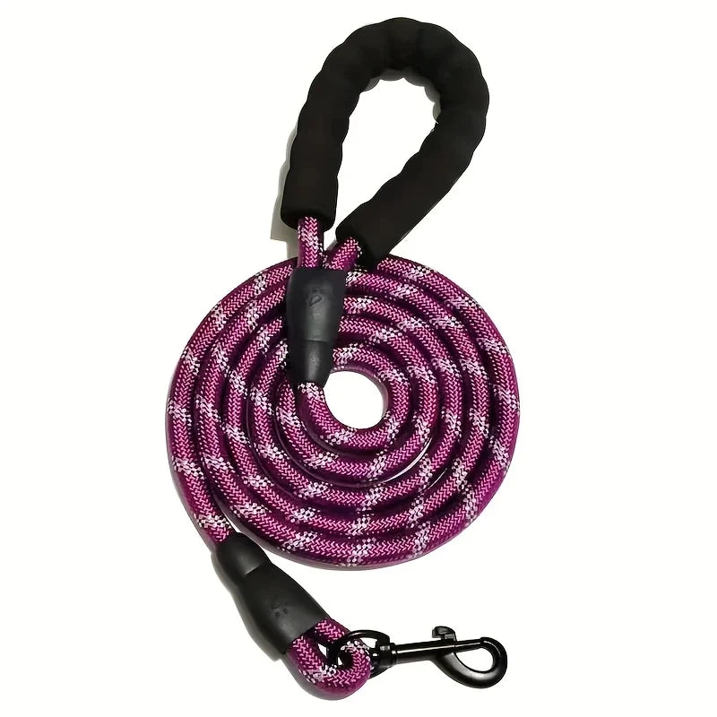 Reflective Dog Leash With Comfortable Padded Handle -