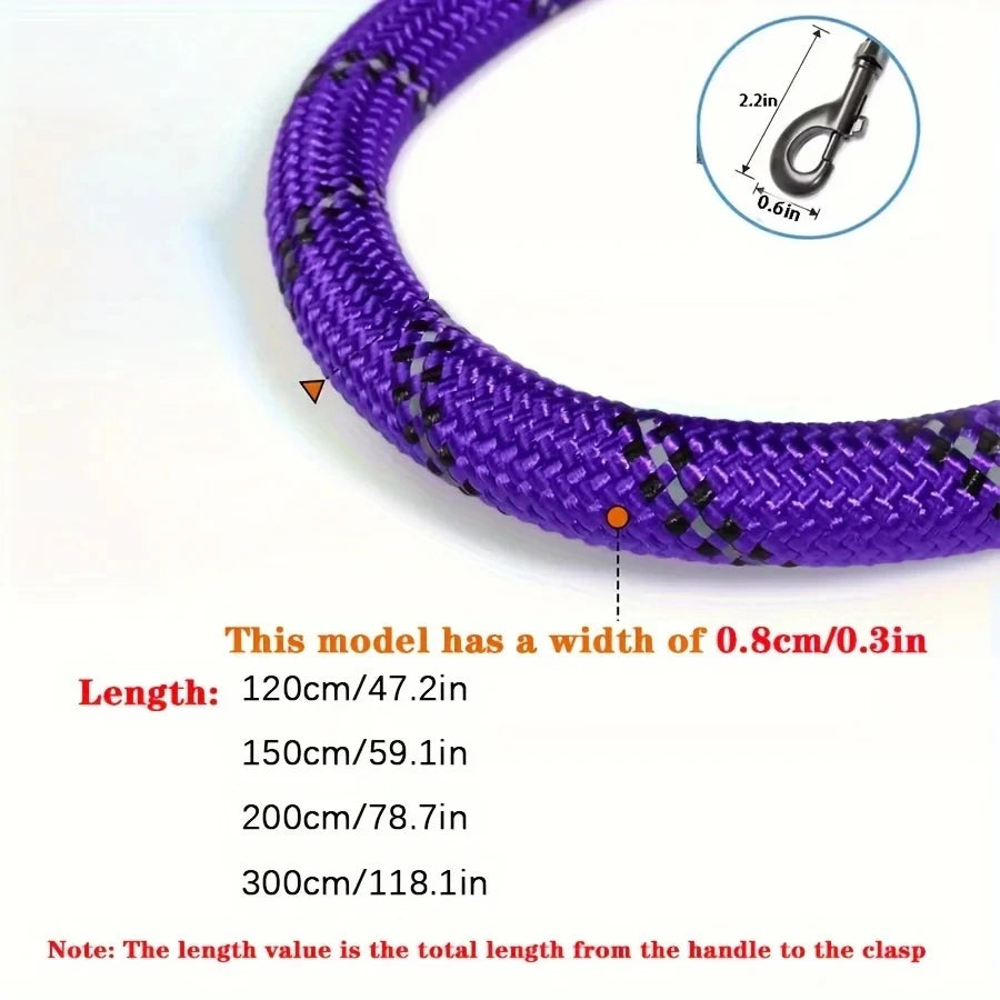 Reflective Dog Leash With Comfortable Padded Handle -