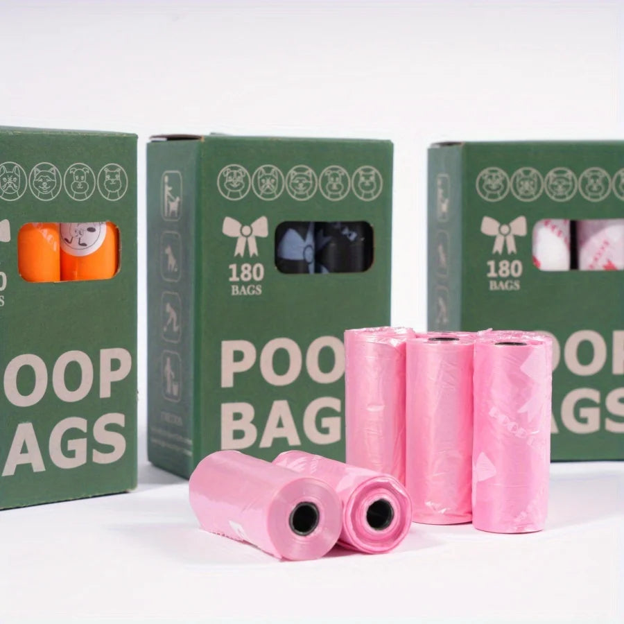 120 Count Extra Thick Leakproof Poop Bags for dogs