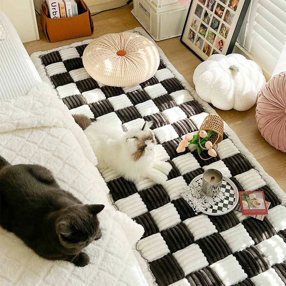 Warm Scratchable Blanket, Anti-slip Washable Cushion