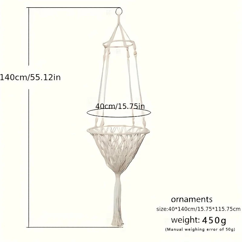 Extra Large Hand-woven Cotton Rope Cat Hammock Fits 2 Cats | 24-hour Shipping