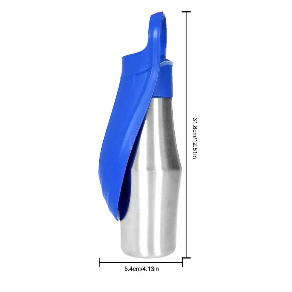 Dog Water Bottle 27oz Stainless Steel Travel Water Dispenser