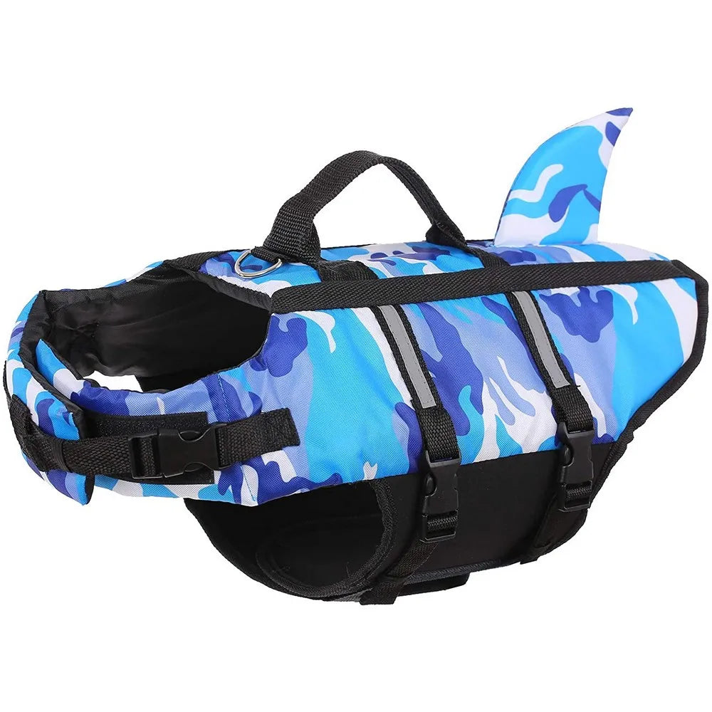 Pet Dog Life Jacket Vest Clothes Life Vest Collar Harness