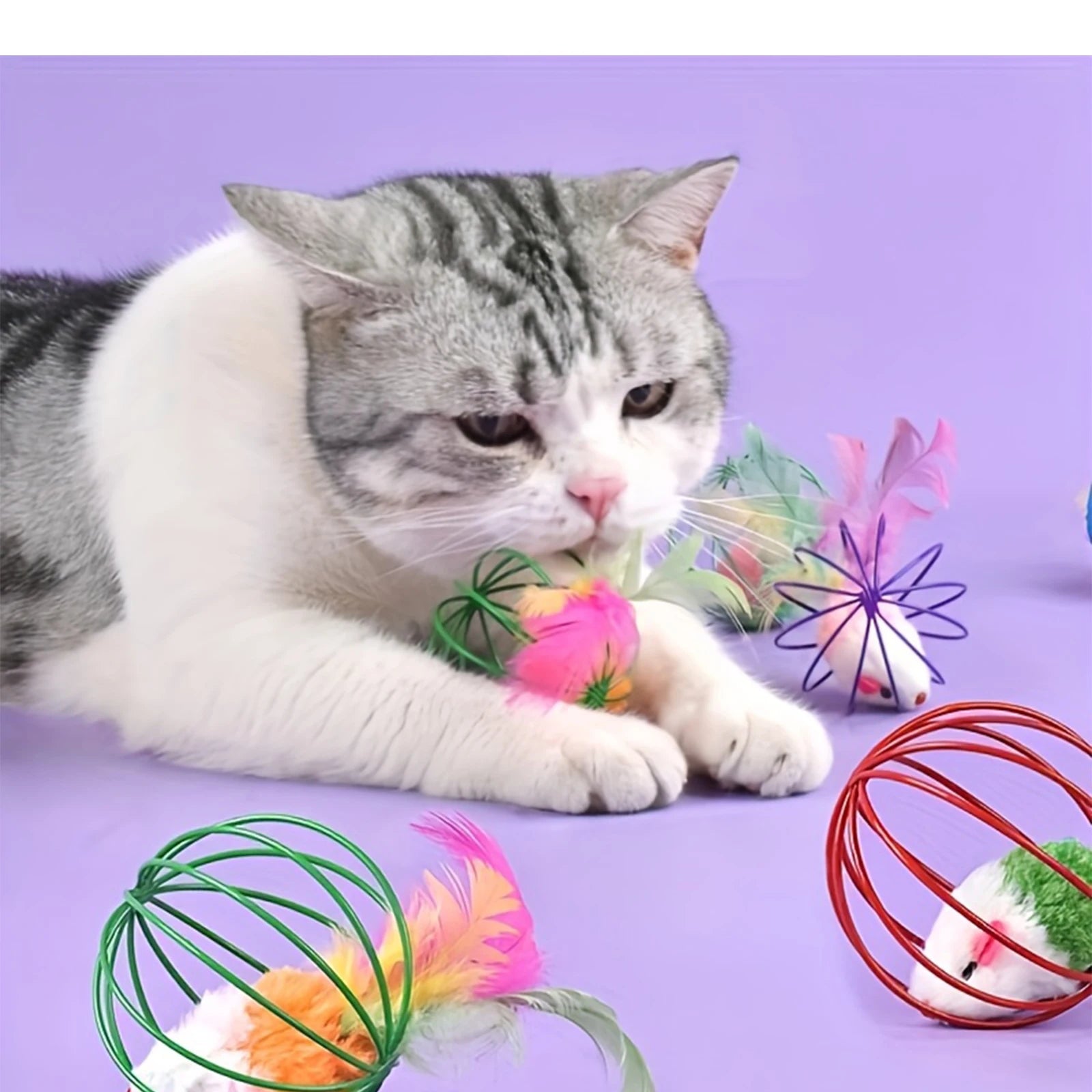 1Pc Interactive Cat Teasing Toys
