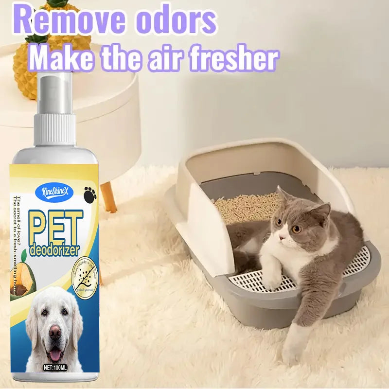 Pet Deodorizer - Eliminate odors - - Safe for pets - Suitable for cat litter boxes, kitchens, cars, bathrooms