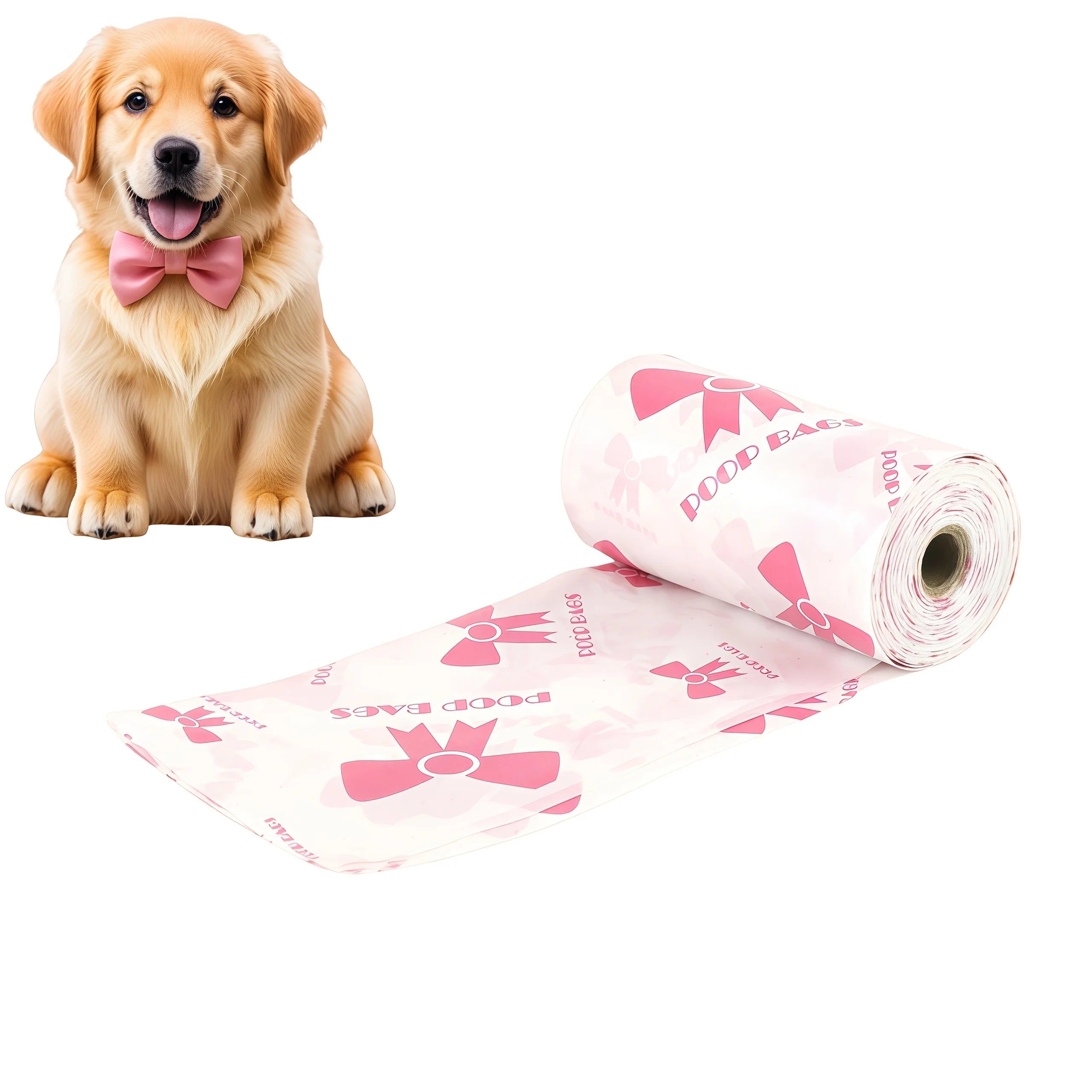120 Count Extra Thick Leakproof Poop Bags for dogs