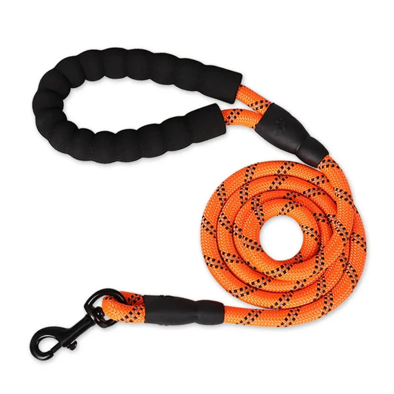 Reflective Dog Leash With Comfortable Padded Handle -