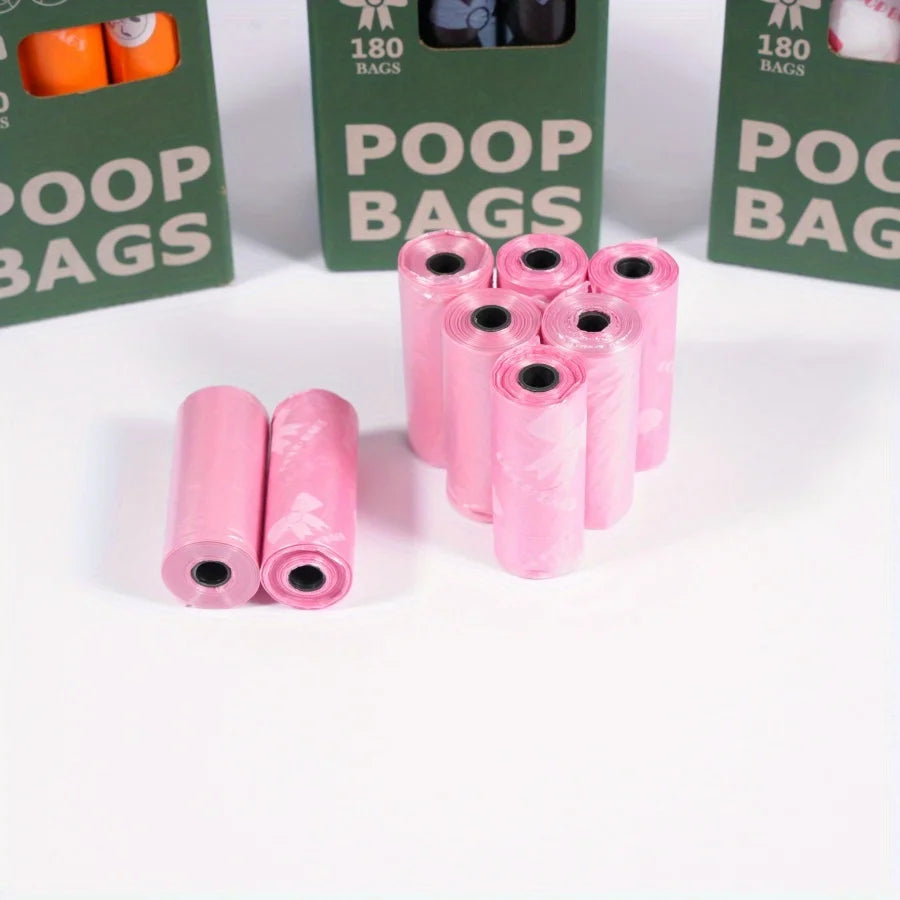 120 Count Extra Thick Leakproof Poop Bags for dogs