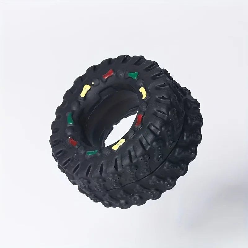 Puppy Teeth Training Toy Wheel Interactive Sound Toy Chew-Resistant