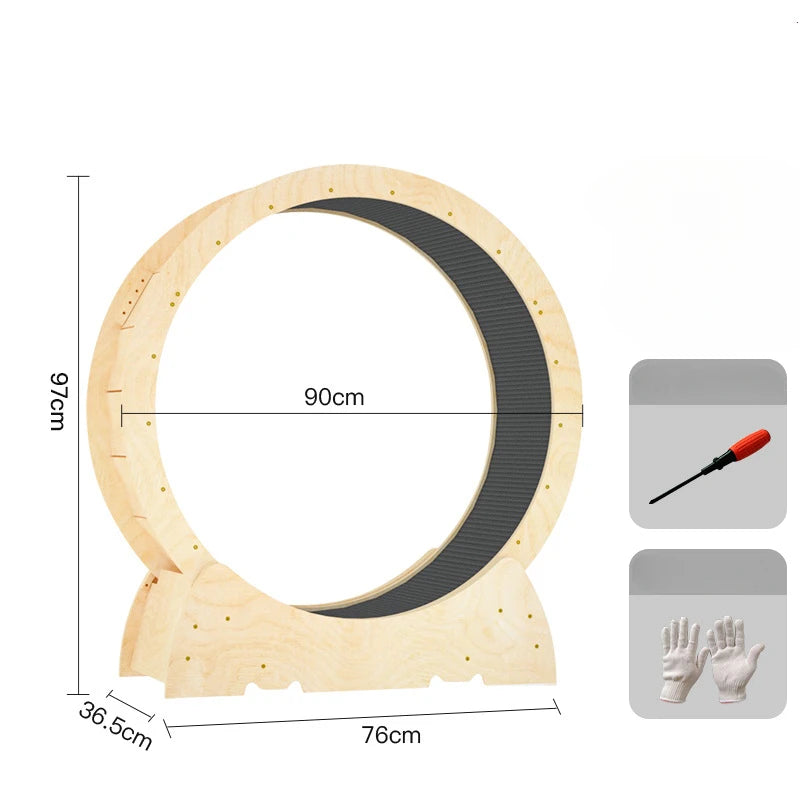 Roller Pet Treadmill Anti-pinch Solid Wood Multi-layer Board Silent