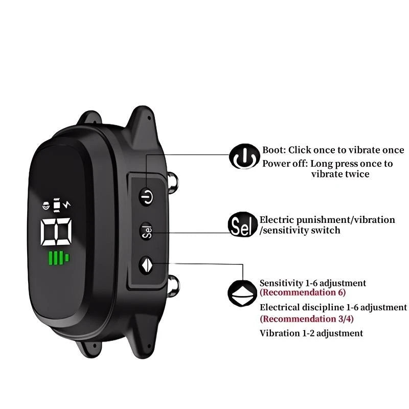 Waterproof Rechargeable Anti-Bark Collar For Dog Stop Barking