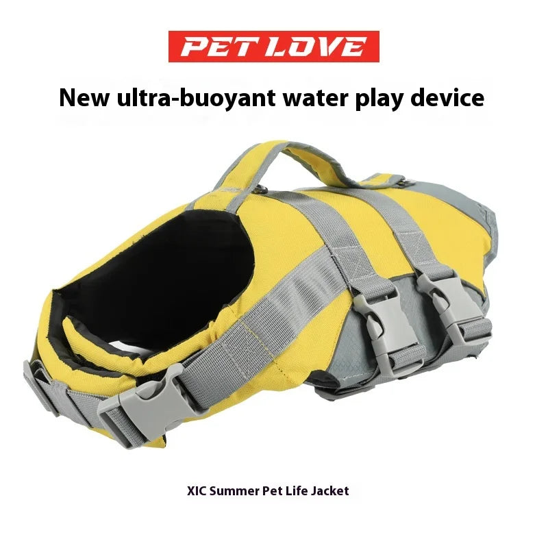 Dog Life Jacket Summer Safety Clothes Swimming Clothes