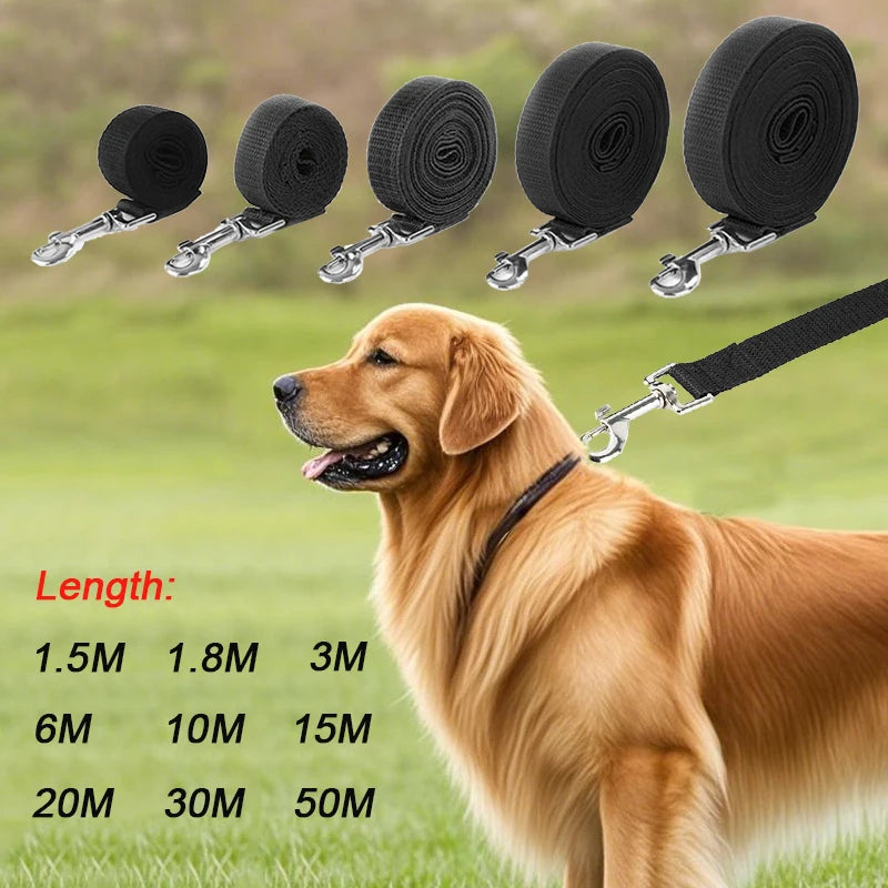 Long Strong Nylon Dog Leash 10m 15m 20m Pet Training Leash For Small Big Dogs