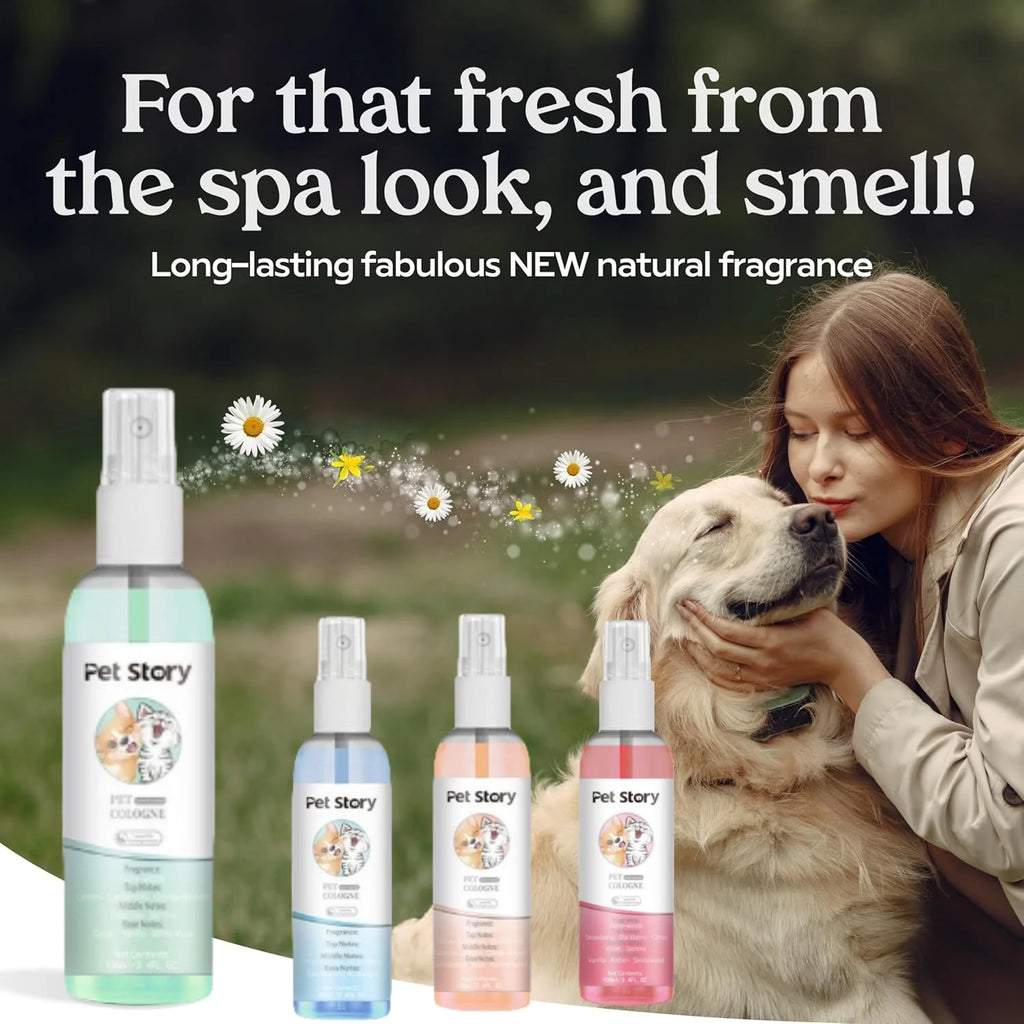 Premium Grooming Spray Perfume For Dogs - Dog Cologne Spray Long Lasting
