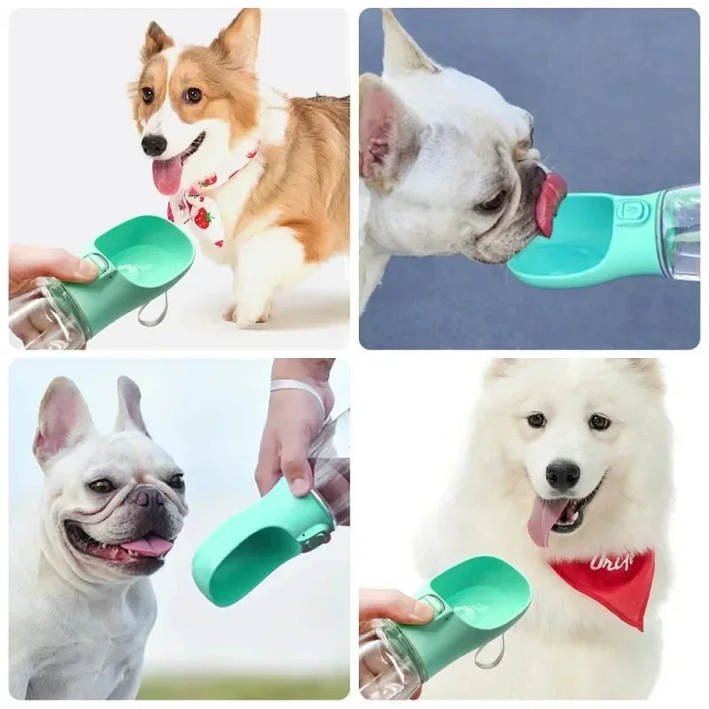 Outdoor Walking Puppy Dog Water Bottle Cat Drinking Bowl