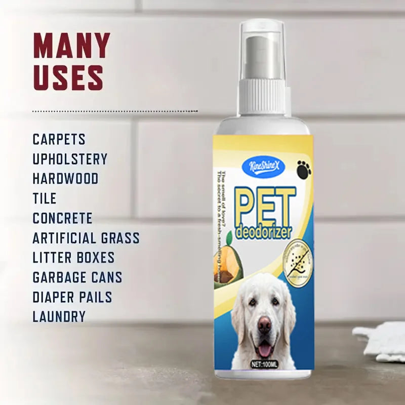 Pet Deodorizer - Eliminate odors - - Safe for pets - Suitable for cat litter boxes, kitchens, cars, bathrooms