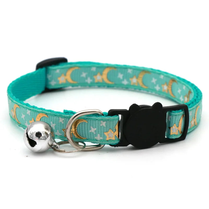 Dog Puppy Cat Kitten Collar Adjustable Safety Bell Ring Necklace