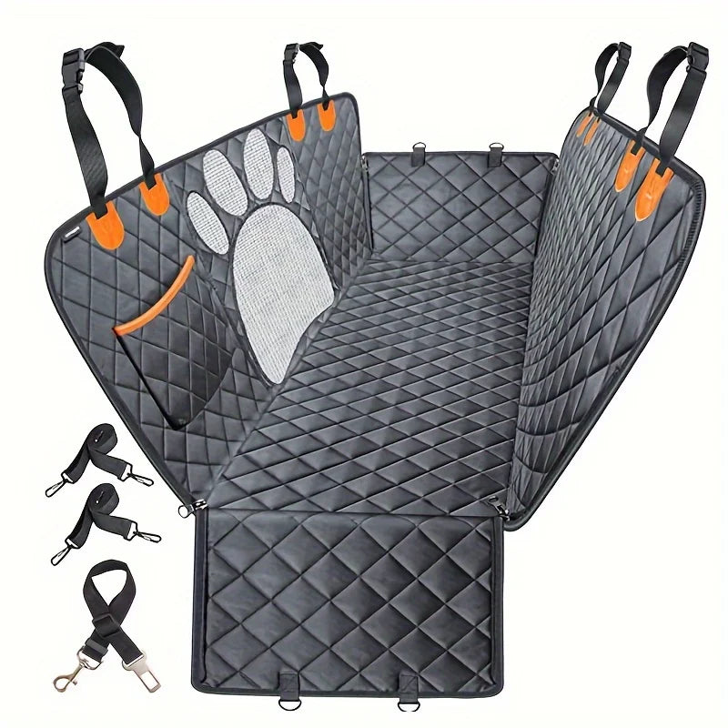 Hammock Heavy Duty Scratch Resistant Anti Slip Soft Pet Rear Seat Cover