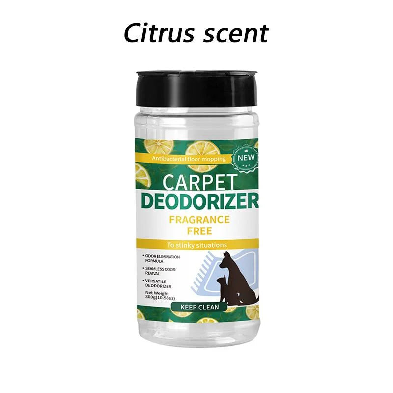 Carpet Deodorizing Powder Powerful Pet Smell Eliminator Urine Odor Dust Remover