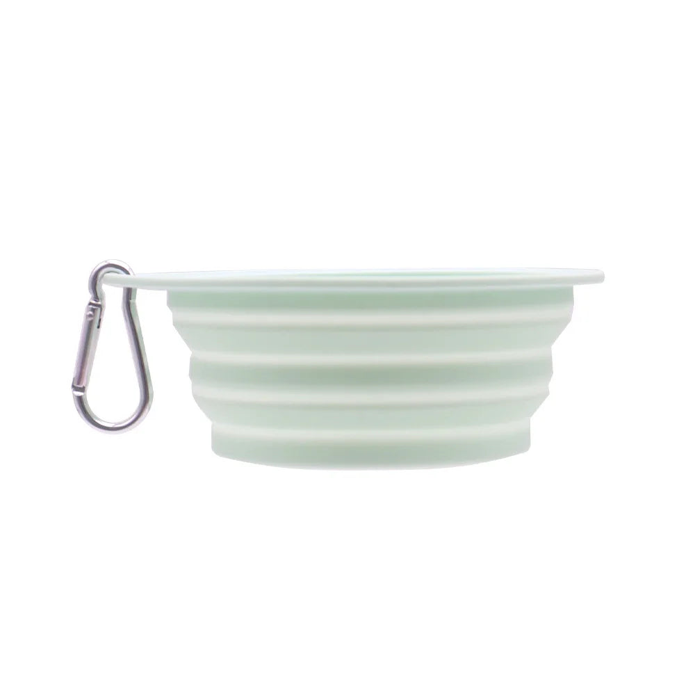 - Pet Travel Water & Food Bowl Collapsible Feeding Dish for Dogs Outdoor Camping Hiking