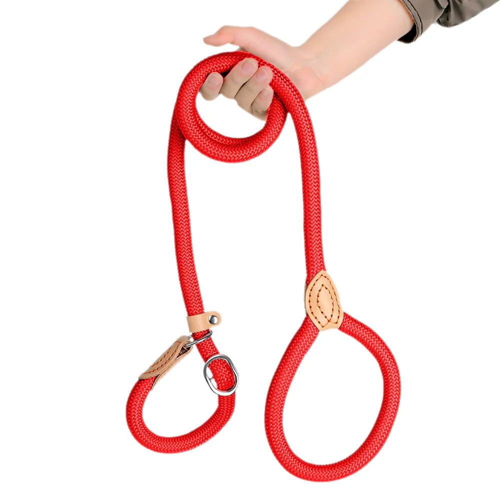Dog training collar anti riot nylon hand P rope