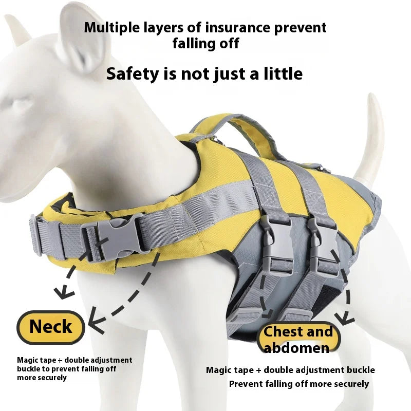 Dog Life Jacket Summer Safety Clothes Swimming Clothes