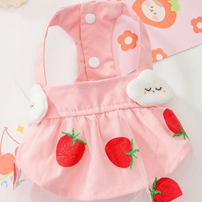 Princess Mesh Puppy Dog Summer Dress Bow Lace