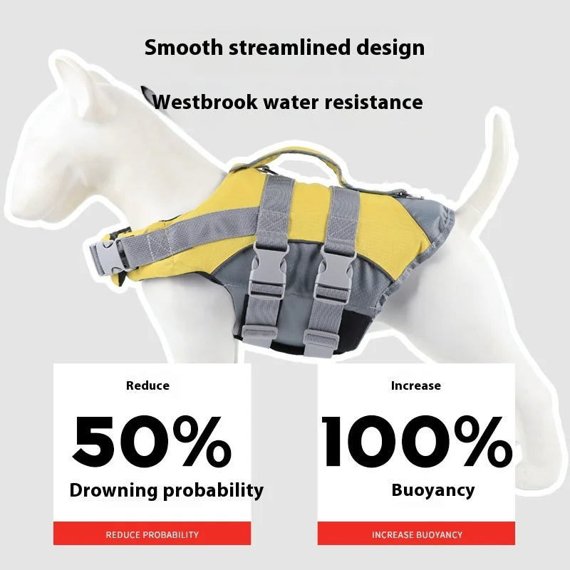 Dog Life Jacket Summer Safety Clothes Swimming Clothes