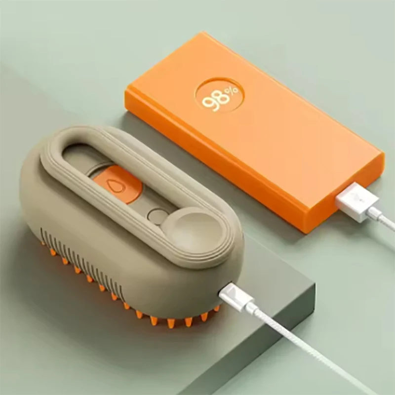 Pet hair cleaning comb steam pet brush bath massage