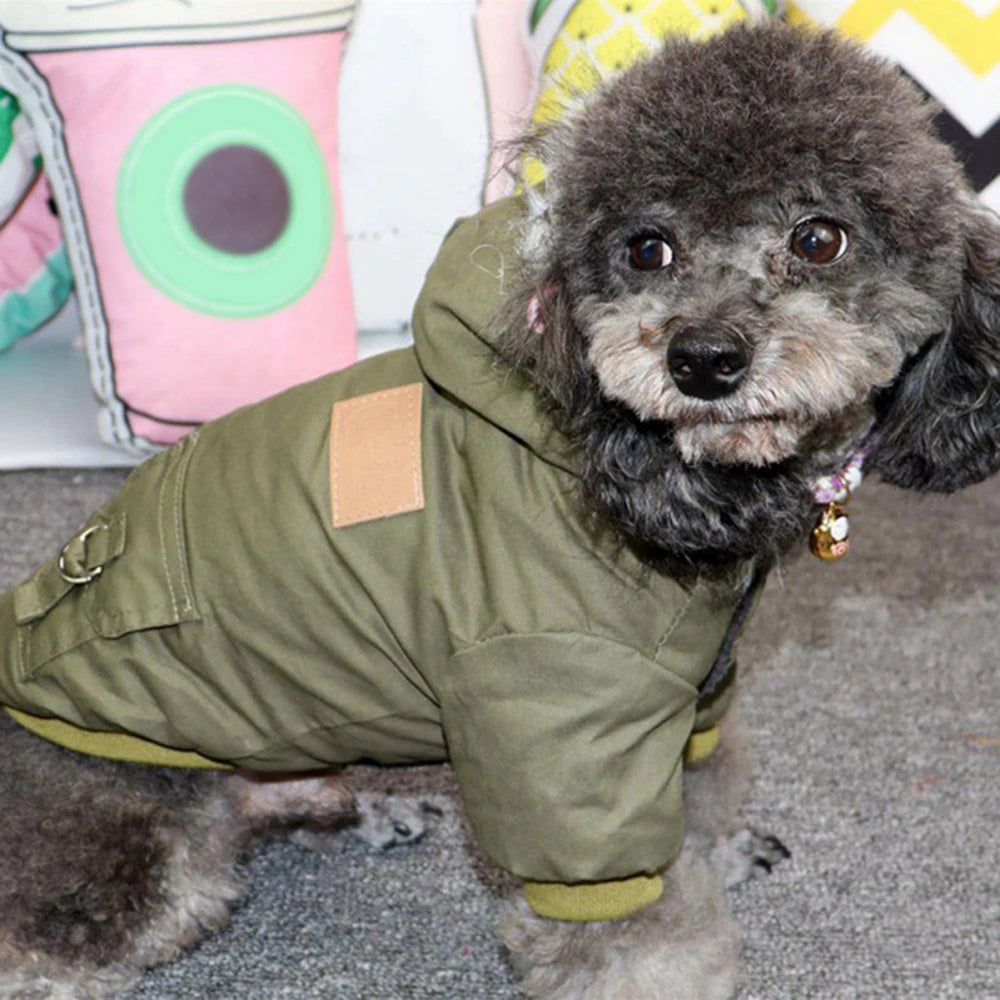 Thicken Hoodie Dog Coat for Small Medium Dogs