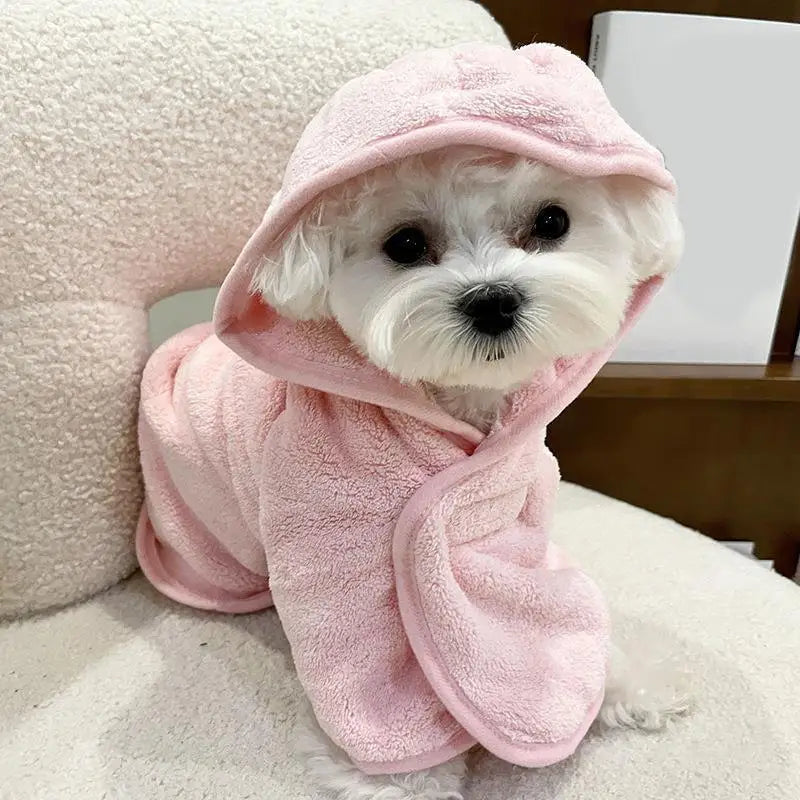 Bathrobes With Cap Soft Drying Bath For Cat Puppy .