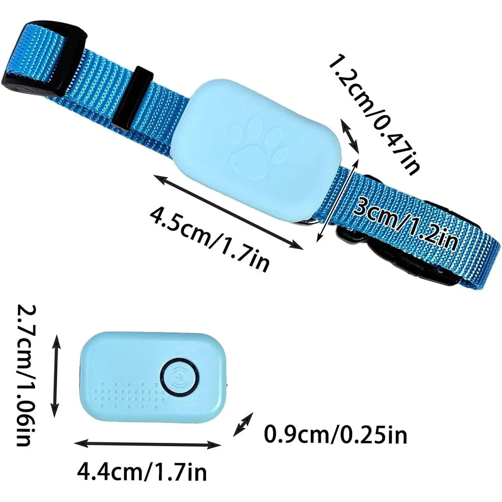 Pet GPS Tracker with Adjustable Collar Locator for Dogs and Cats