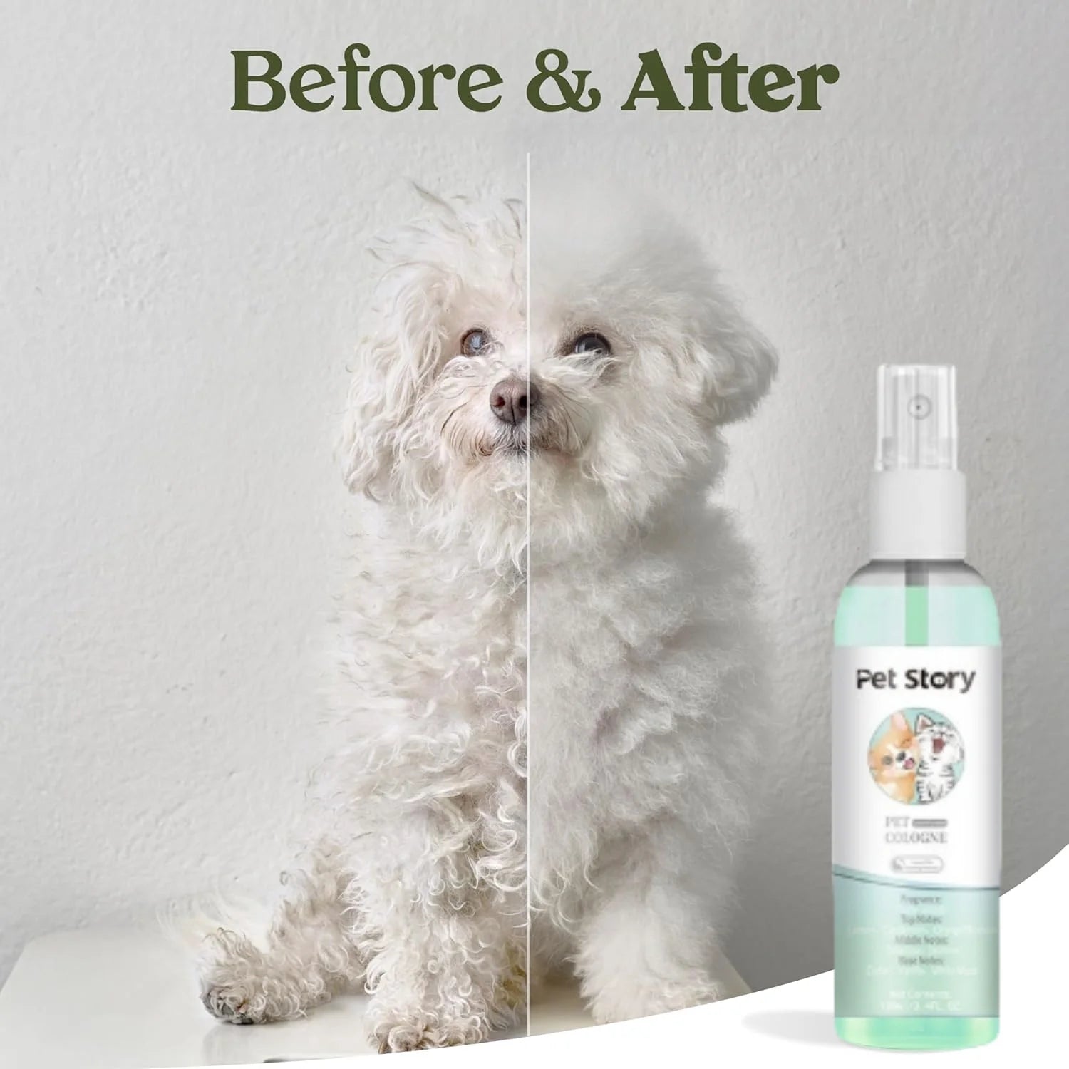 Premium Grooming Spray Perfume For Dogs - Dog Cologne Spray Long Lasting