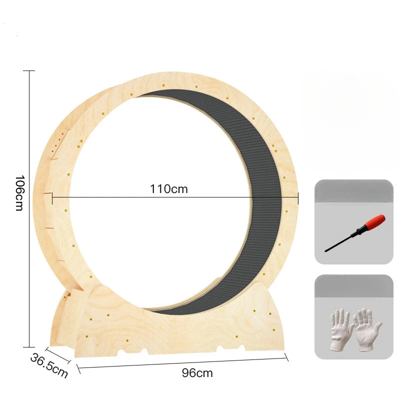 Roller Pet Treadmill Anti-pinch Solid Wood Multi-layer Board Silent