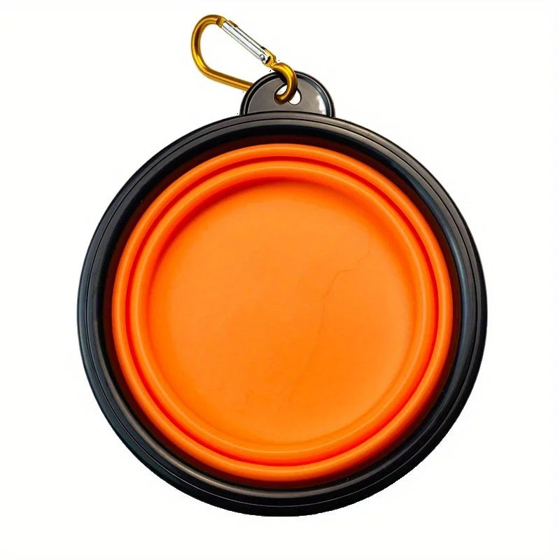 Dog Food Water Bowl for Outdoor Walking Silicone