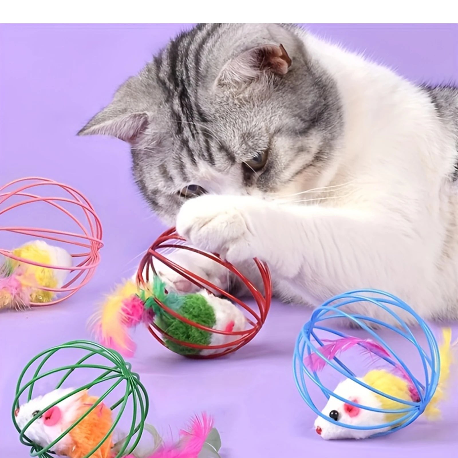 1Pc Interactive Cat Teasing Toys