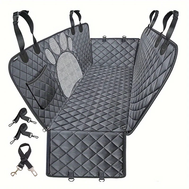 Hammock Heavy Duty Scratch Resistant Anti Slip Soft Pet Rear Seat Cover